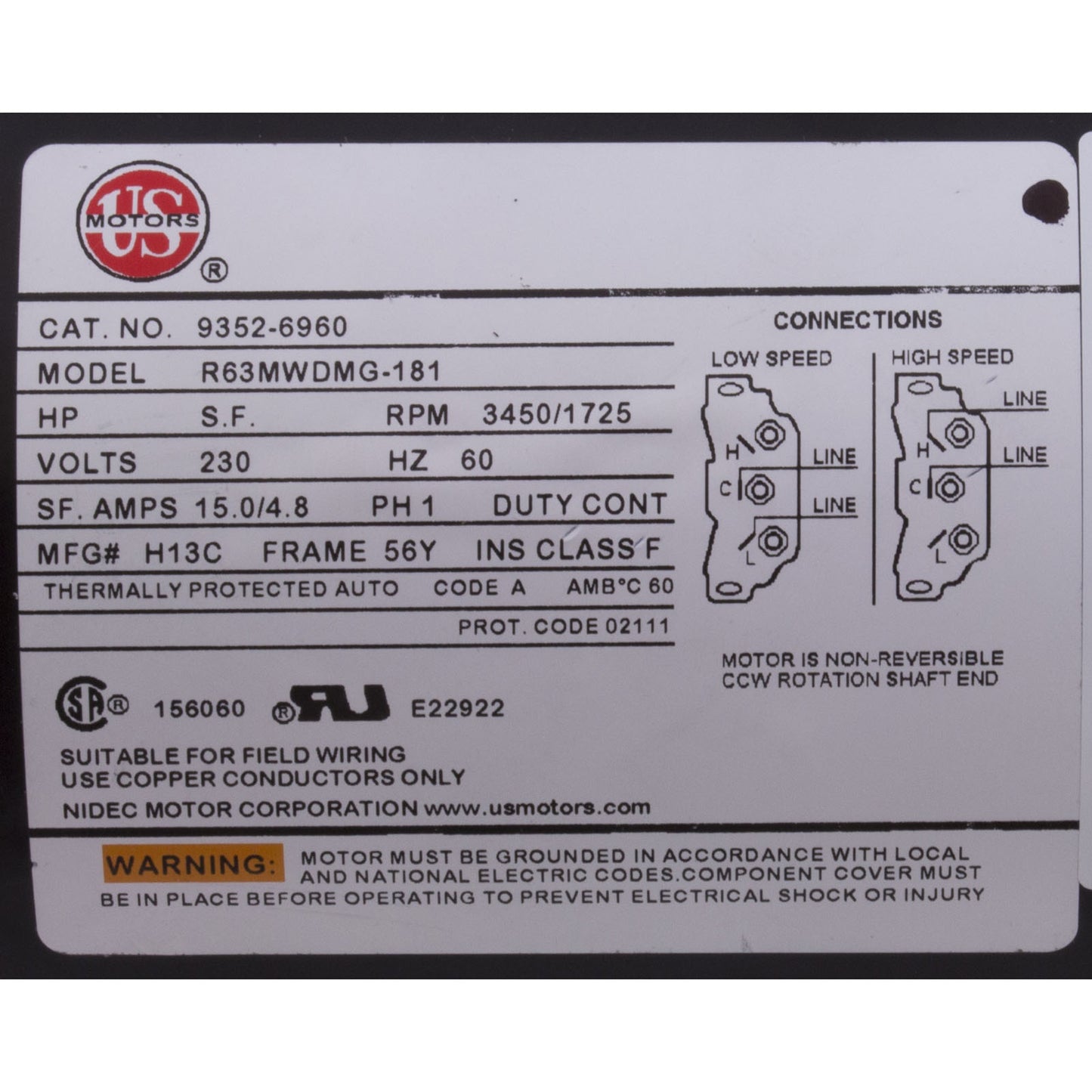 Pump, Aqua Flo XP2e, 4.0ohp/5.0thp, 230v, 2-Speed, 56fr, 2", OEM