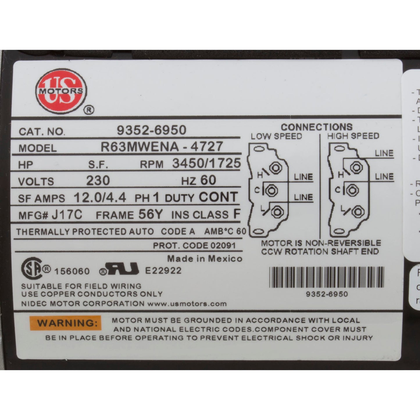 Pump, Aqua Flo XP2e, 3.0ohp/4.0thp, 230v, 2-Speed, 56fr, 2", OEM