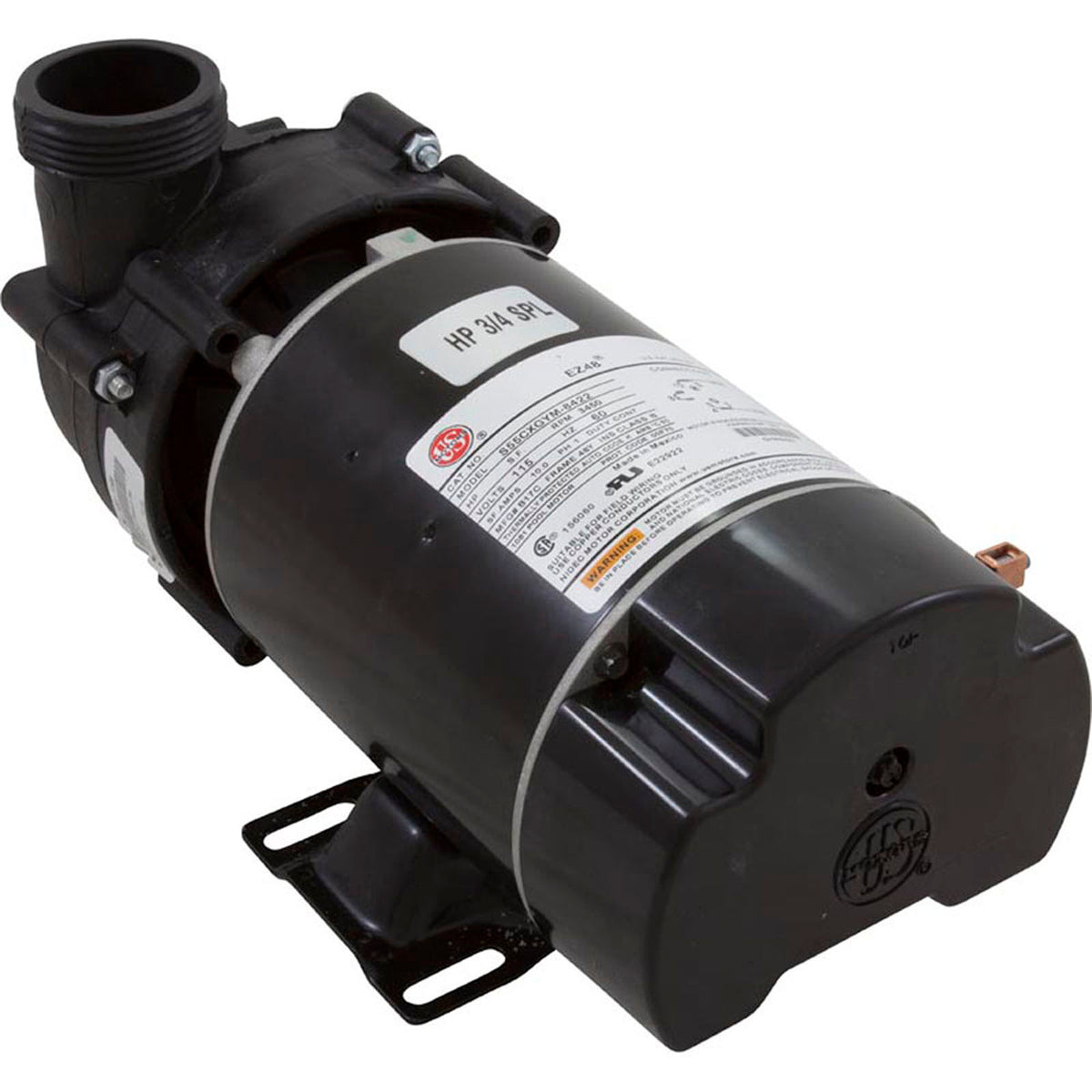 Pump, Ultima, 0.75hp US Motor, 115v, 1-Spd, 48fr, 1-1/2"