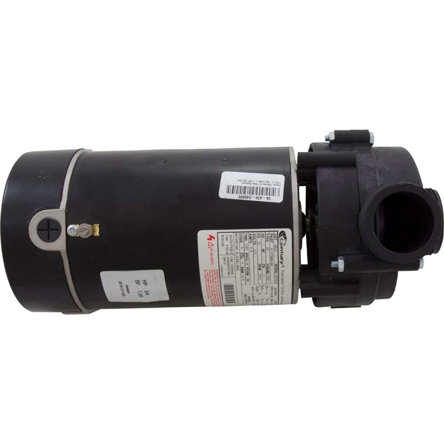 Bomba, Ultima, 0,75 hp Century, 115 V, 1 velocidad, 48 frenos, 1-1/2", Ctr Dis