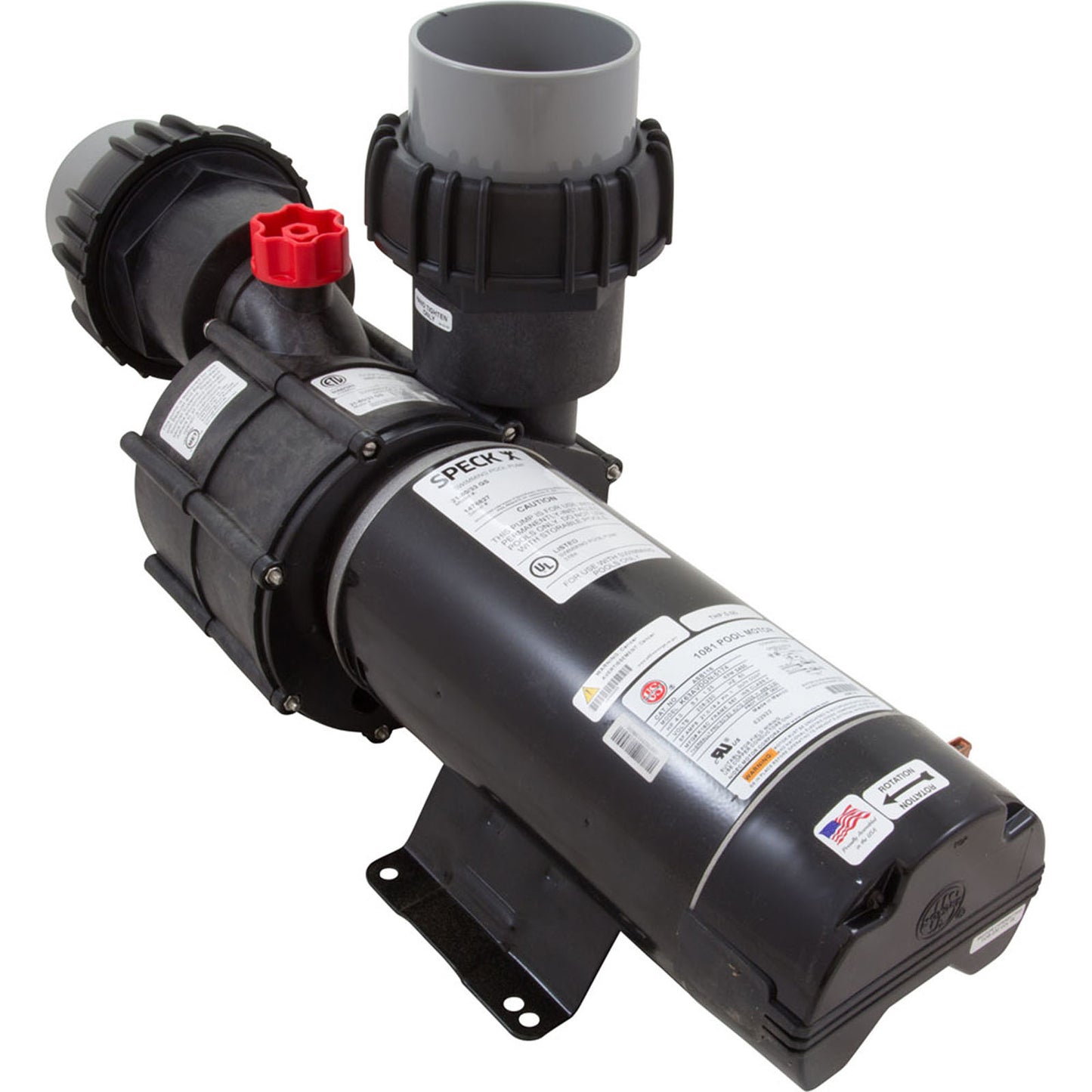 SwimJet Sys, Speck BADU Stream II, 4.0hp, Square Cover, 2-Jet