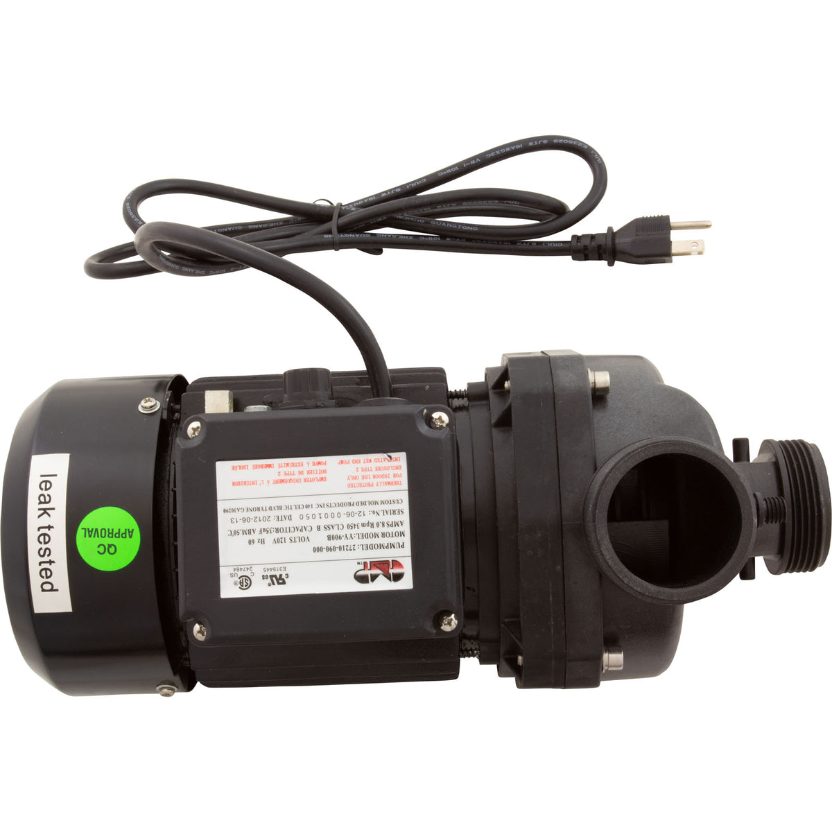 Pump, Bath, CMP Ninja, 115v, 1-1/2"mbt, 8.0A, OEM, AS