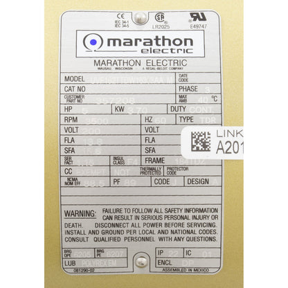 Motor, Pentair C Series, 5.0hp, 200v/208v, 3-Phase