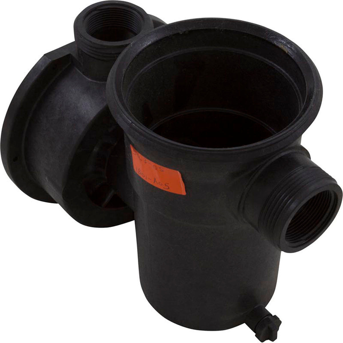 Trap/Pump Body, Jacuzzi LR, w/ Plug