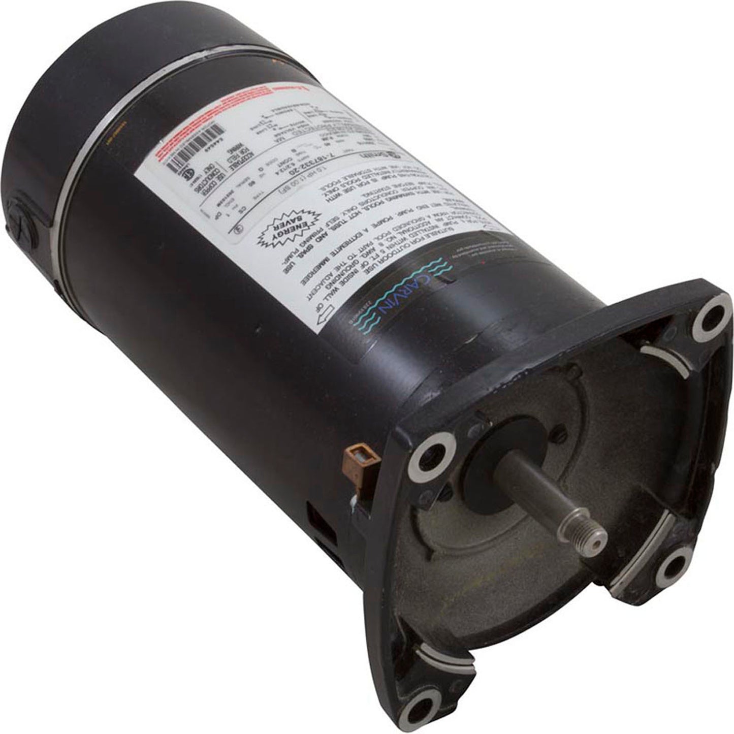Motor, Jacuzzi Cygnet, 1.0hp, 115/230v, 1-Speed, 12.4A/6.2A