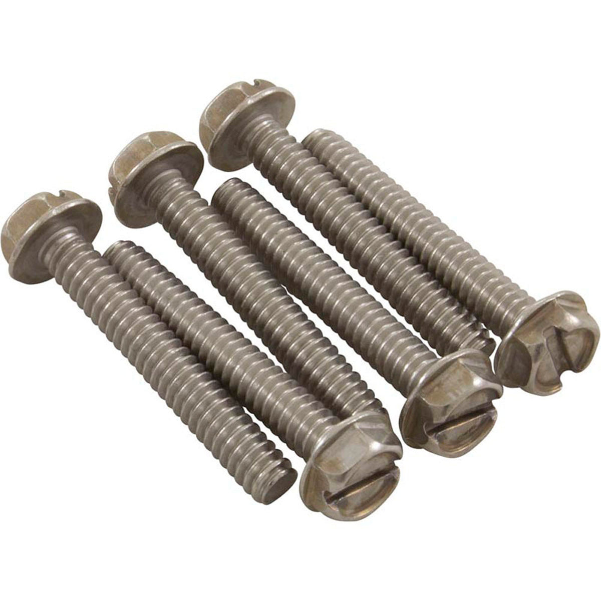 Bolt, Carvin, 10-24 x 1-1/4", S.S., Hex, Seal Plate, Qty 6