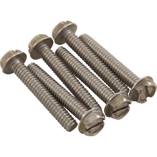 Bolt, Carvin, 10-24 x 1-1/4", S.S., Hex, Seal Plate, Qty 6