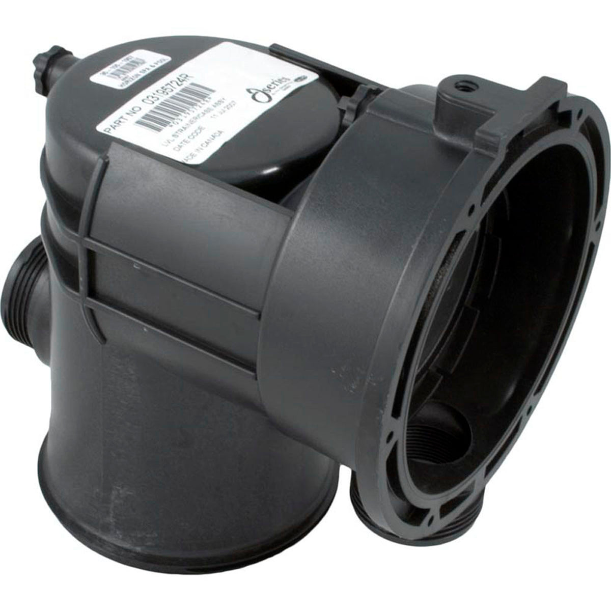 Trap/Pump Body, Jacuzzi LR