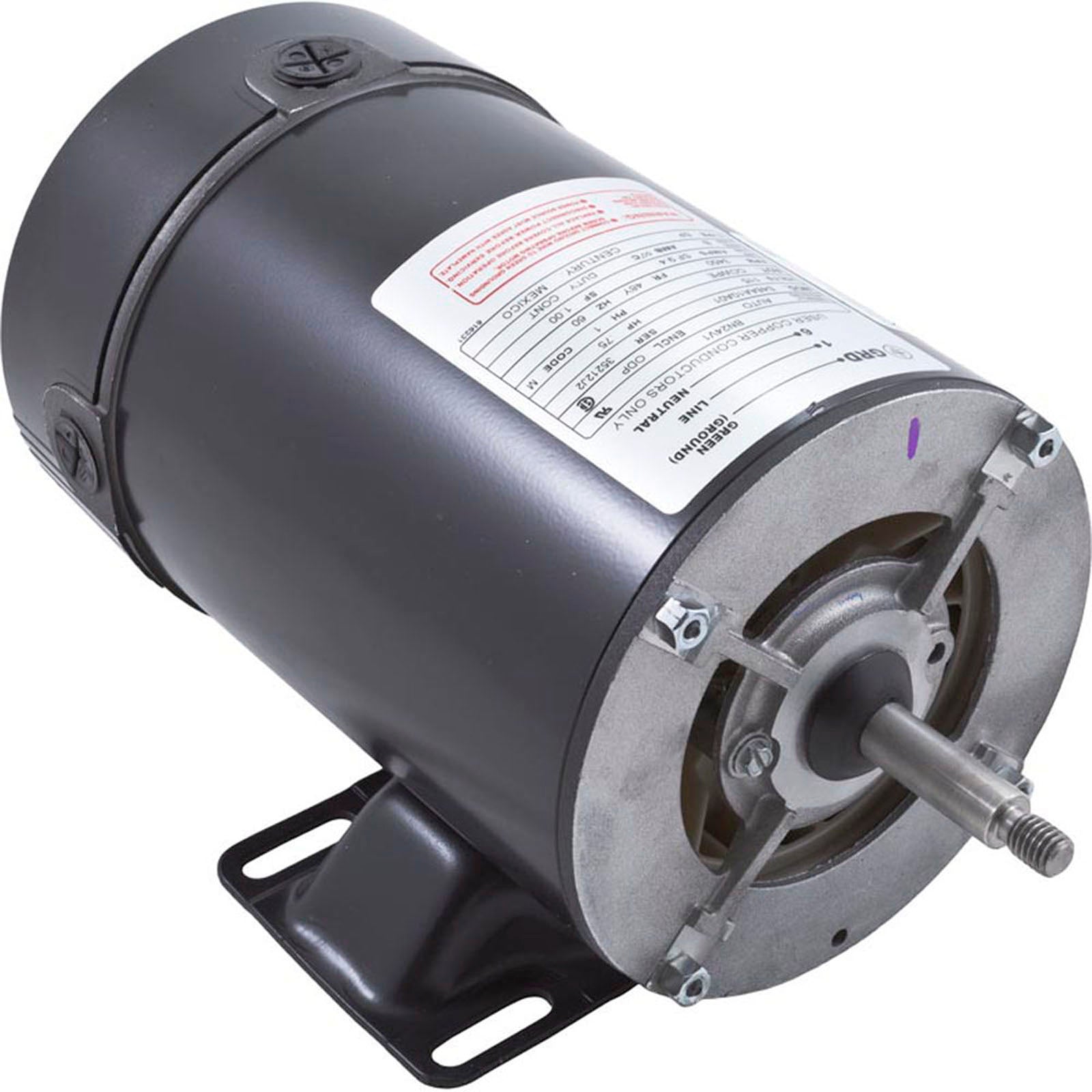 Motor, Century, 0.75 Horsepower, 115v, 1 Speed, 48 Frame