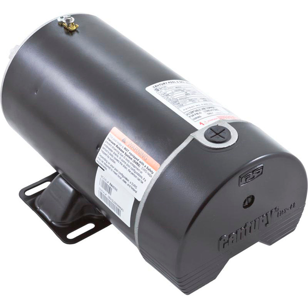 Motor, Century, 2.0 Horsepower, 115v/230v, 1 Speed, 48 Frame