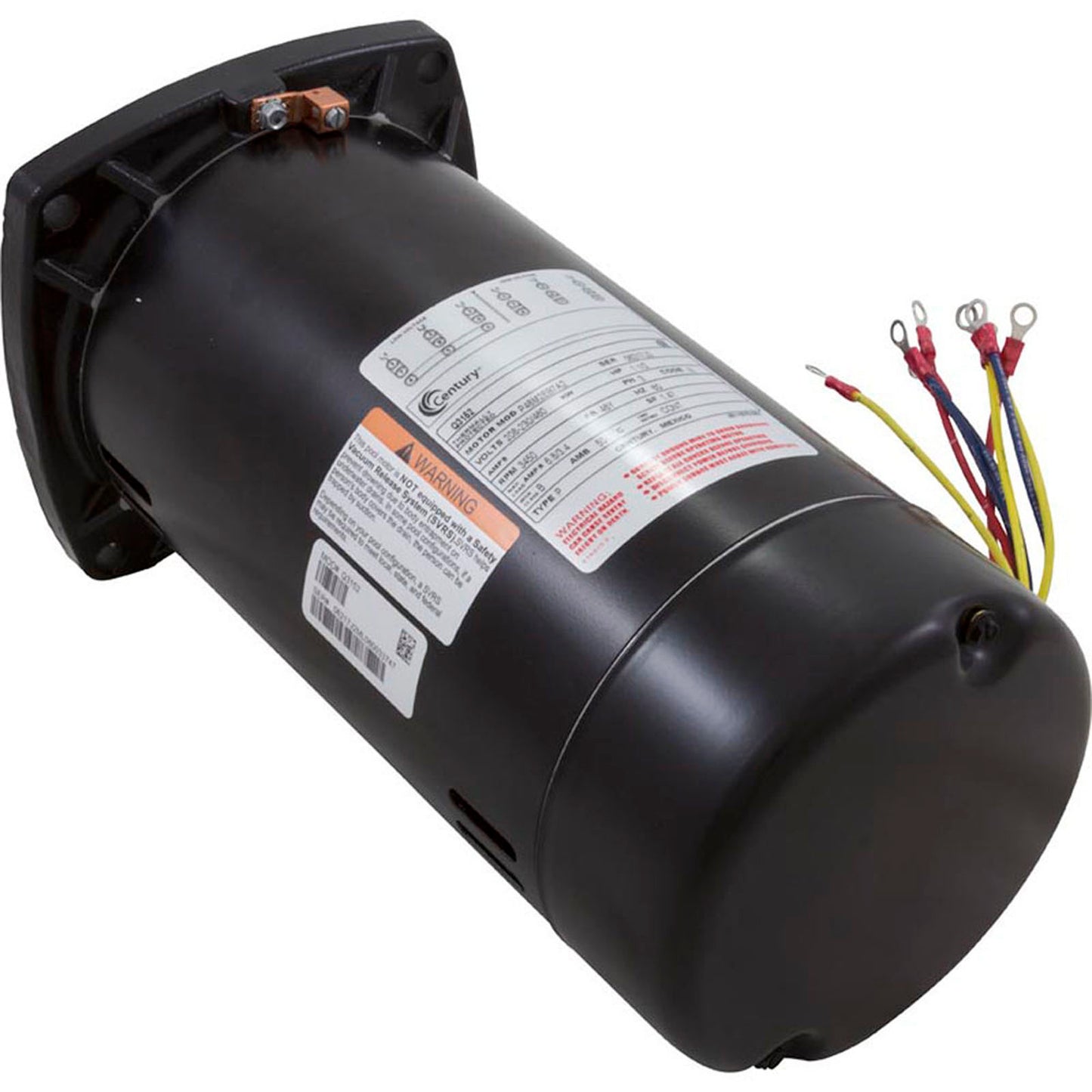 Motor, Century, 1.5hp, 208v-230v/460v, 3ph, 48Yfr, SQFL Thd