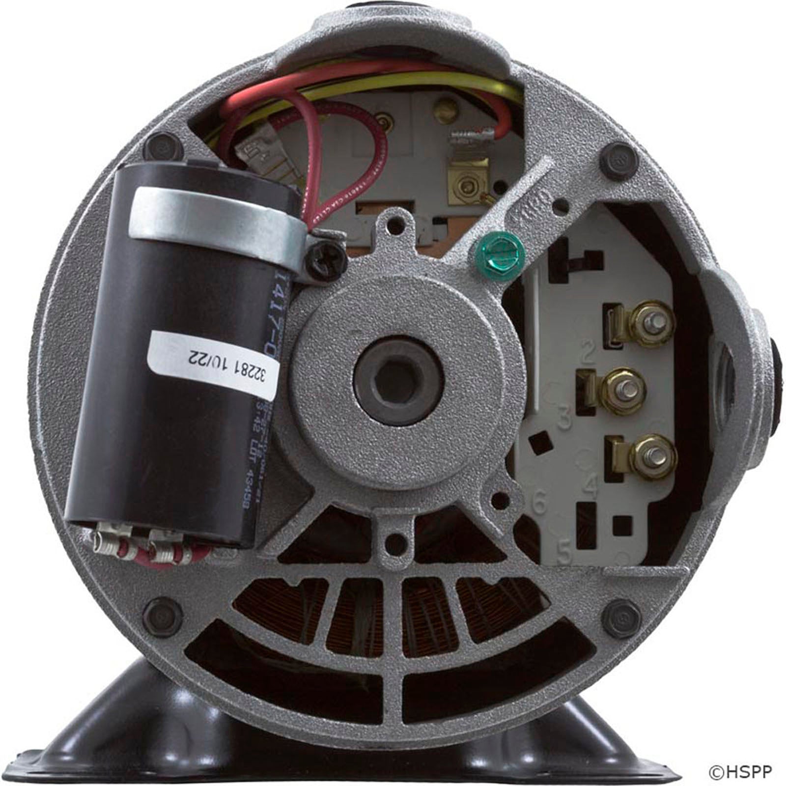 Motor, Century, 2.0 Horsepower, 230v, 2 Speed, 48 Frame