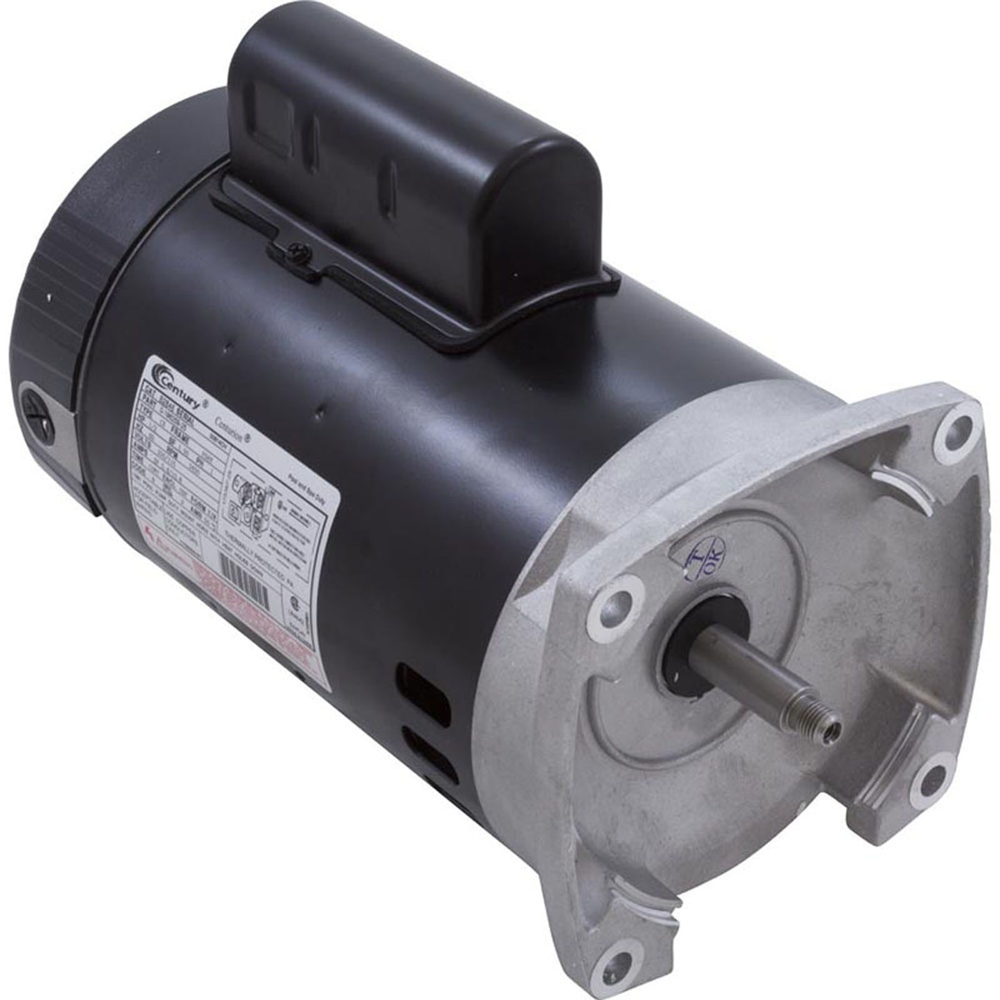 Motor, Century, 0.5hp, 115v/230v, 1-Spd, 56Yfr, SQFL