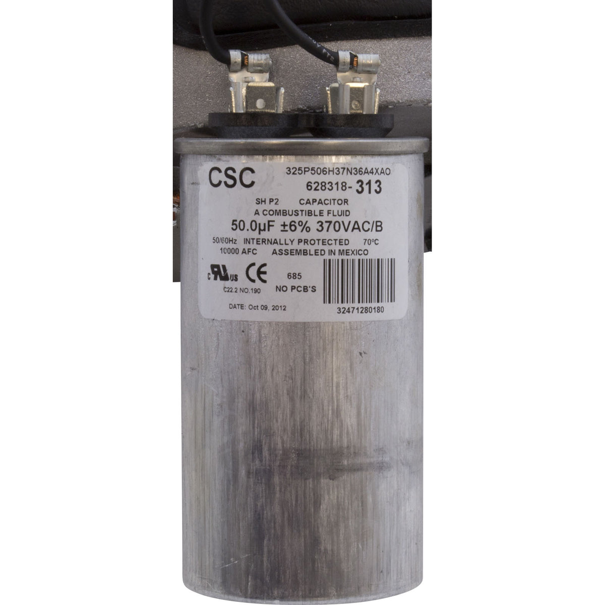 Motor, Century, 0.5hp, 115v/230v, 1-Spd, 56Yfr, SQFL, EE