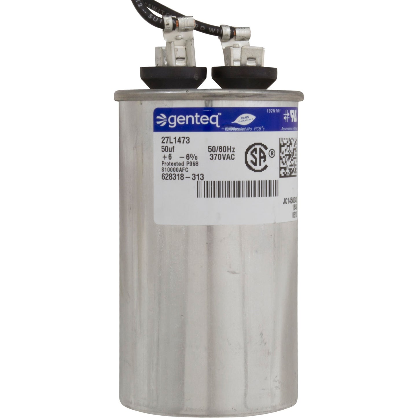 Motor, Century/WW, 1.0hp, 115v/230, 1-Spd, 56Yfr, SQFL, EE