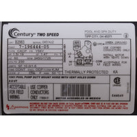 Motor, Century, 1.5hp, 230v, 2-Spd, 56Yfr, SQFL, EE