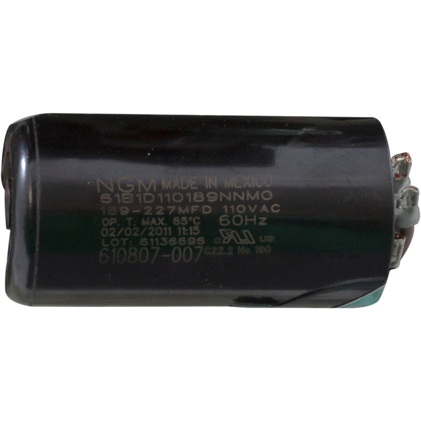 Motor, Century, 0.75hp, 115v, 2-Spd, 56Yfr, SQFL, 2-Green