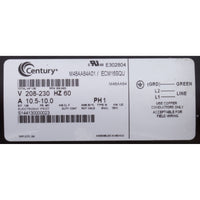 Motor, Century, 208v-230v, Var-Spd, 48fr, SQFL, V-Green
