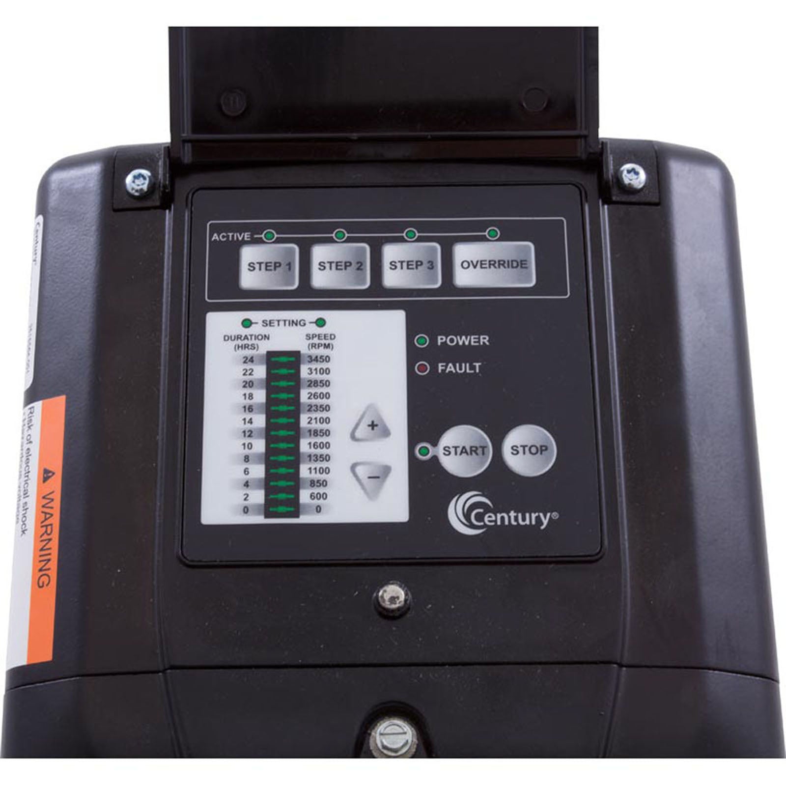 Motor, Century, 208v-230v, Var-Spd, 48fr, C-Face Thd, V-Grn
