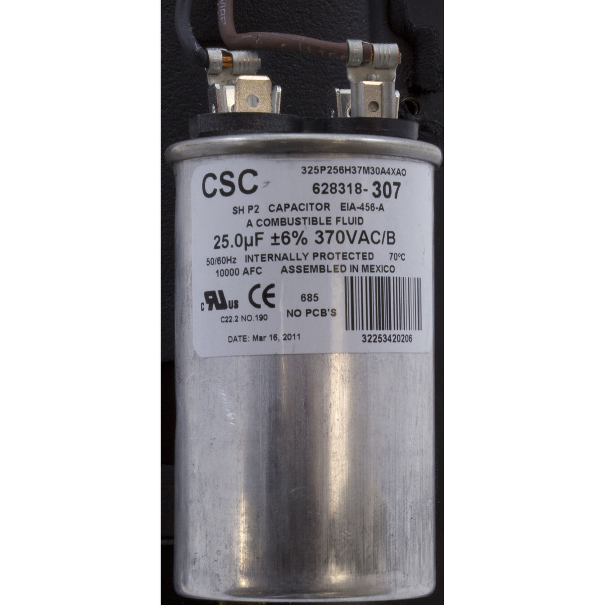 Motor, Century, 0.75hp, 115v, 2-Spd, 56Jfr, C-Face Thd