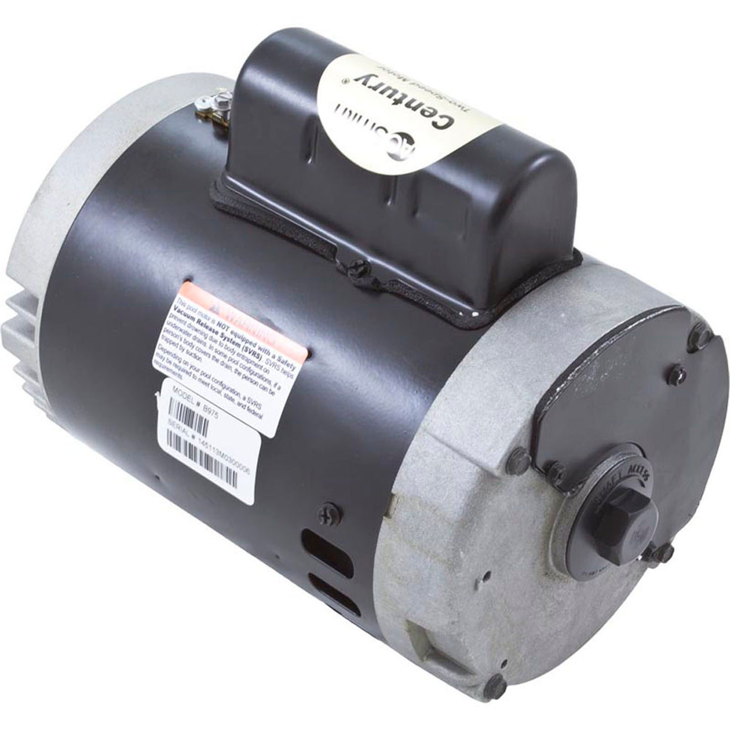 Motor, Century, 1.0hp, 230v, 2-Spd, 56Jfr, C-Face Threaded