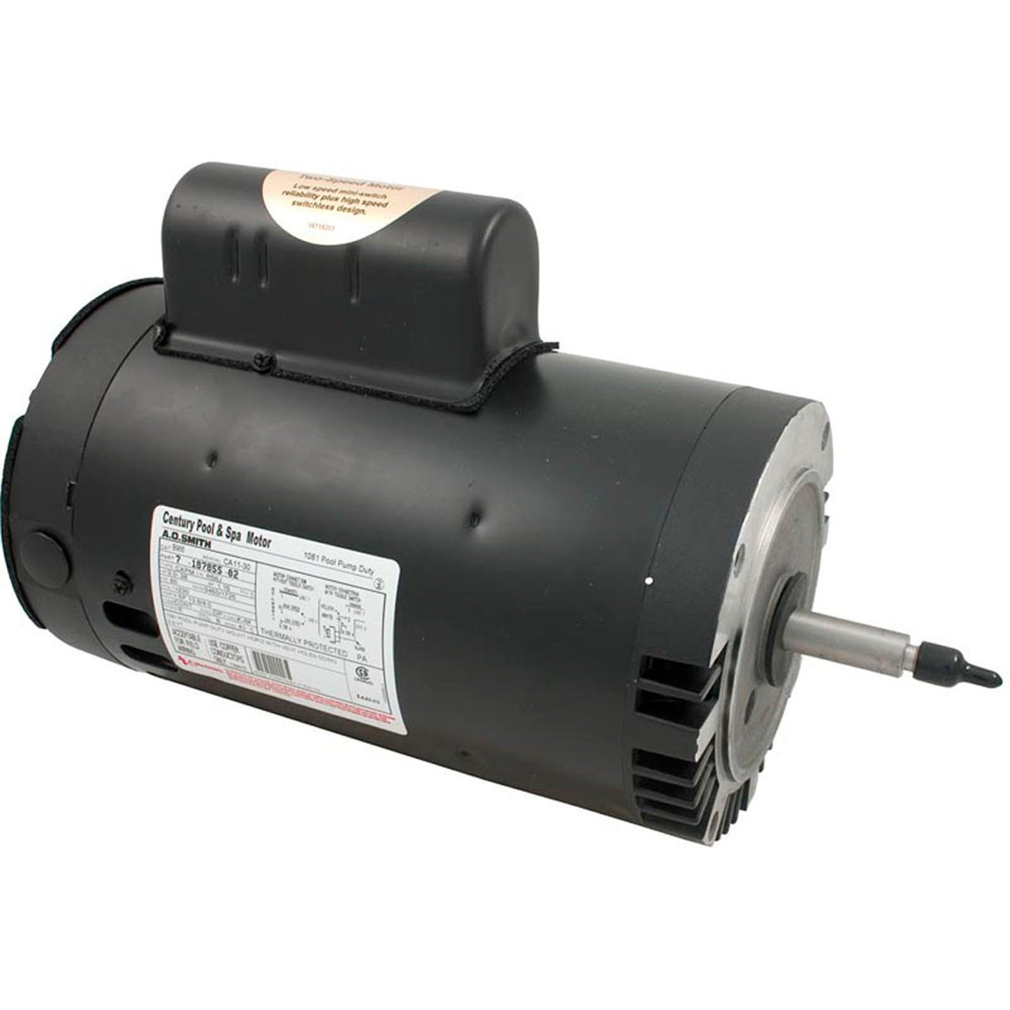 Motor, Century, 3.0hp, 230v, 2-Spd, 56Jfr, C-Face Thd