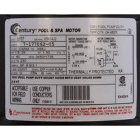 Motor, Century, 1.5hp, 230v, 2-Spd, 56Jfr, C-Face Thd