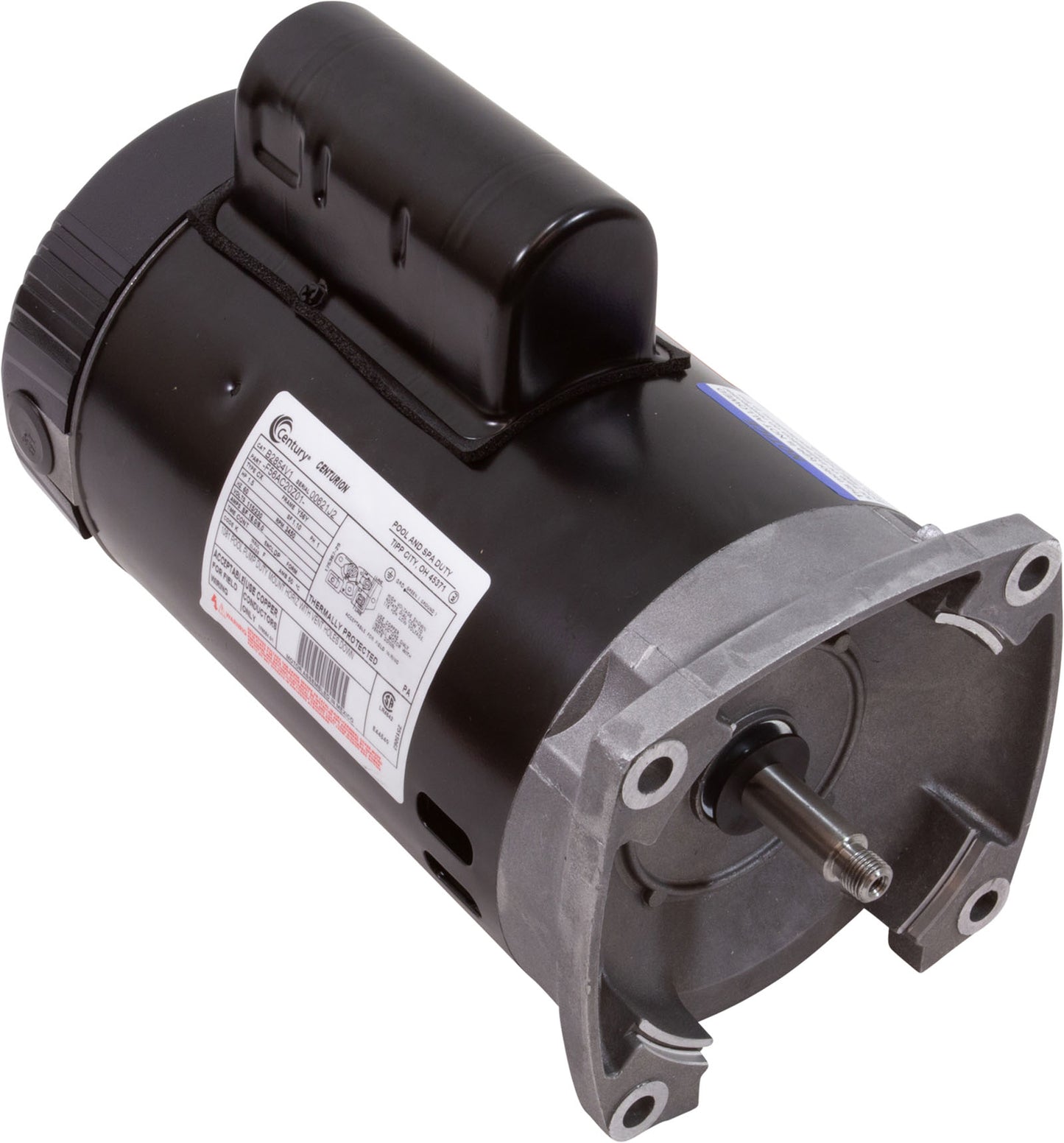 Motor Century, 1,5 hp, 115/230 V, 16/8 A, 1 velocidad, 56 Fr