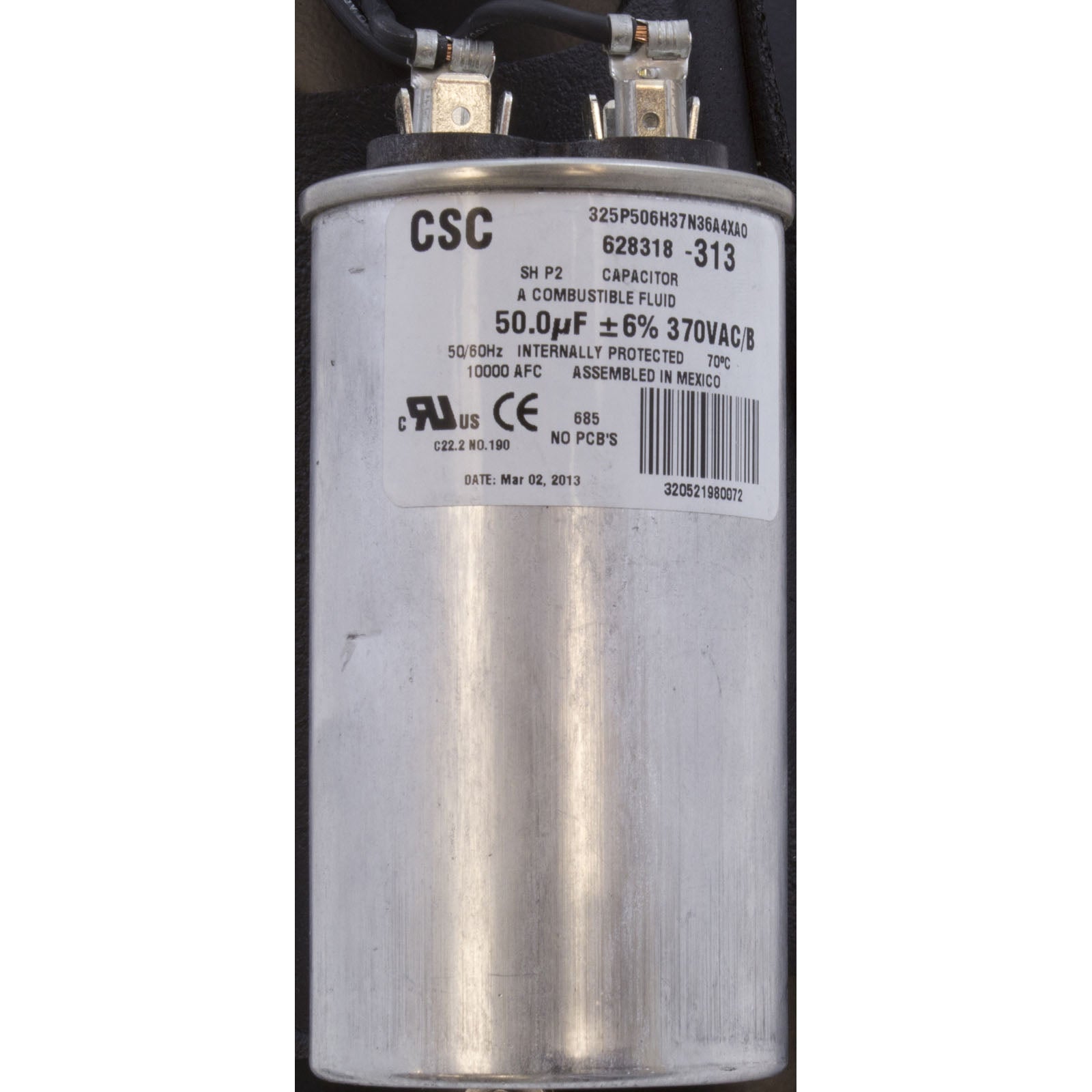 Motor, Century, 1.0hp, 115v/230v, 1-Spd, 56Jfr, C-Face Thd, EE