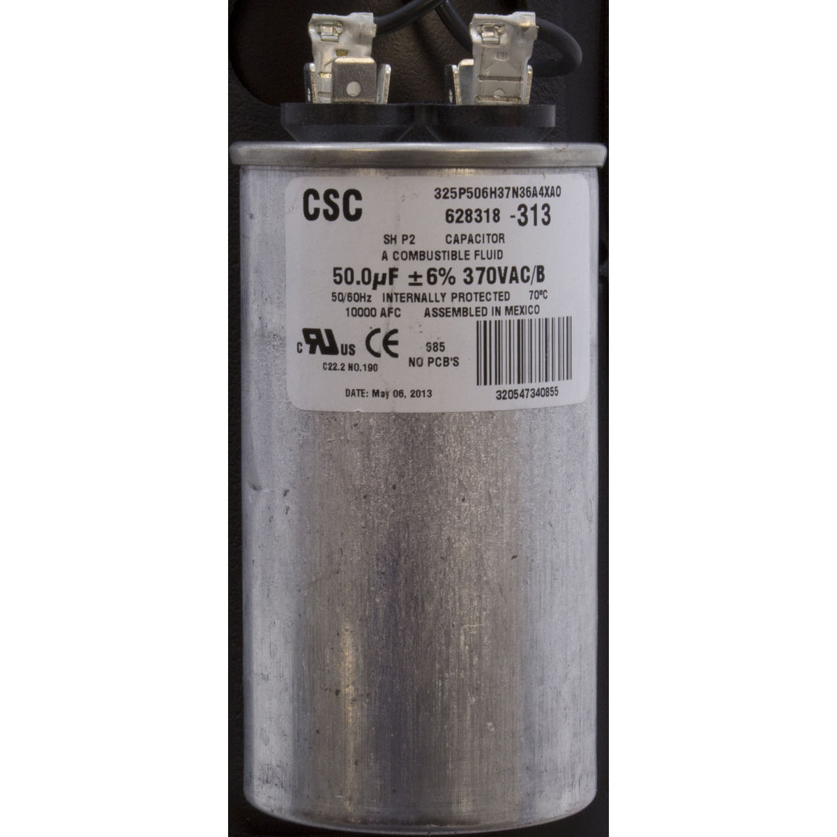 Motor, Century, 1.5hp, 115v/230v, 1-Spd, 56Jfr, C-Face Thd, EE