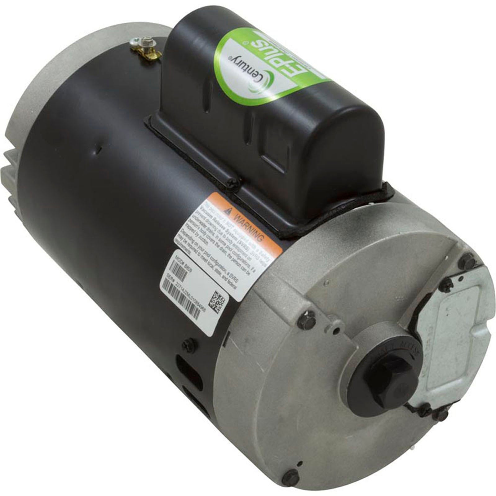 Motor, Century, 2.0hp, 208v-230v, 1-Spd, 56Jfr, C-Face Thd, EE