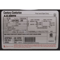 Motor, Century, 0.5hp, 115v/230v, 1-Spd, 56Jfr, C-Face Thd