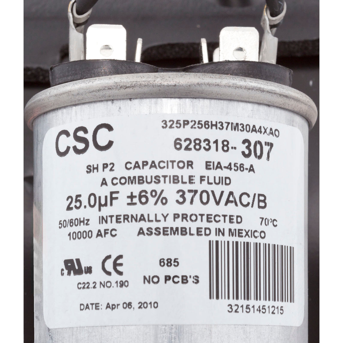 Motor, Century, 1.0hp, 115v/230v, 1-Spd, 56Jfr, C-Face Thd