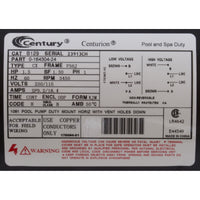 Motor, Century, 1.5hp, 115v/230v, 1-Spd, 56Jfr, C-Face Thd