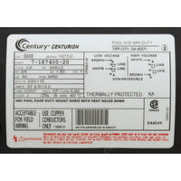 Motor, Letro, 0.75hp, 115v/230v, 1-Spd, 56Cfr, Thd, LA01