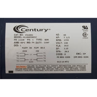 Motor, Century, 7.5hp, 230v, 1 Spd, 215JM Frame