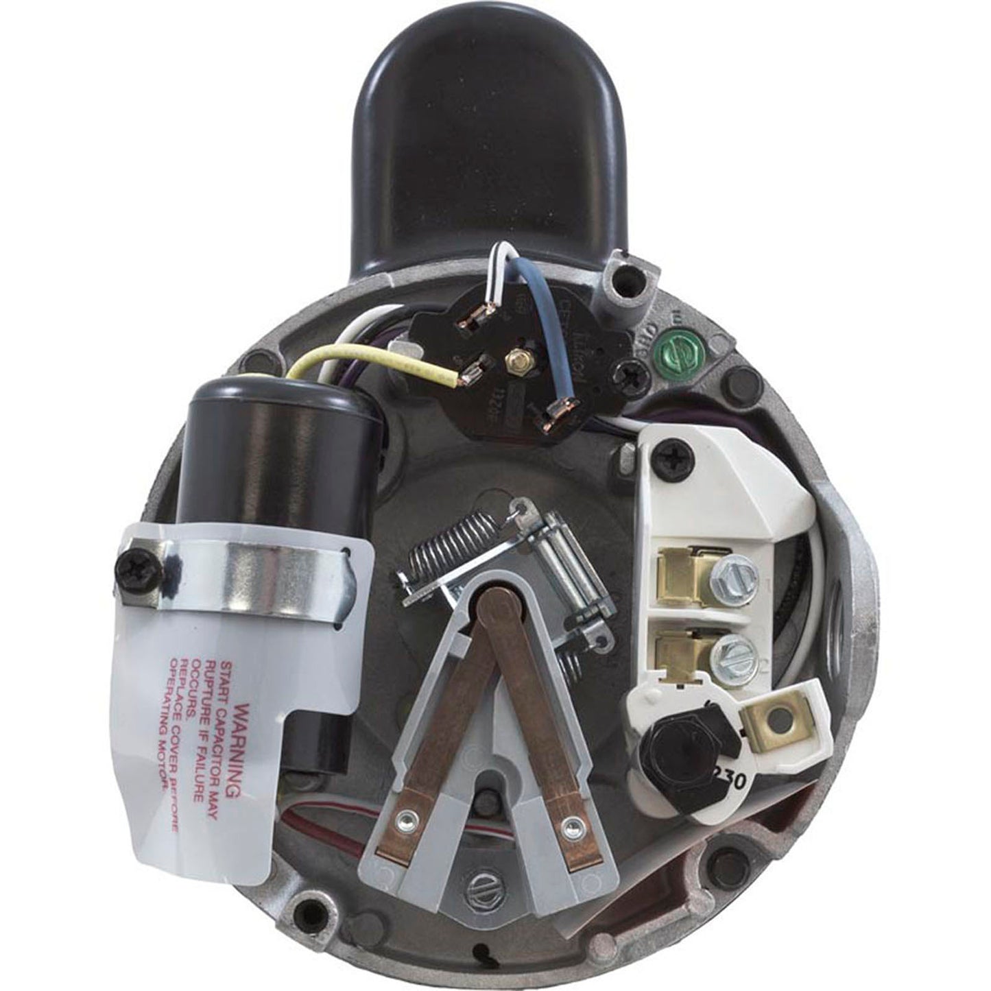 Motor Century, 1,5 hp, 115 V/230 V, 1 velocidad, 56 CFR, llave en forma de C