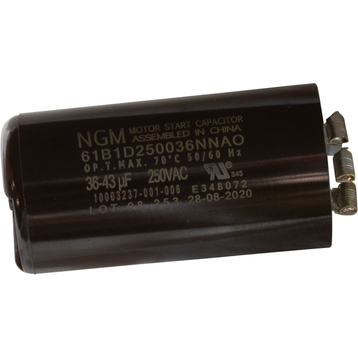 Motor, Century Cent PRO, 2.2hp, 230v, 1-Spd, SQFL, 48Yfr, Thd
