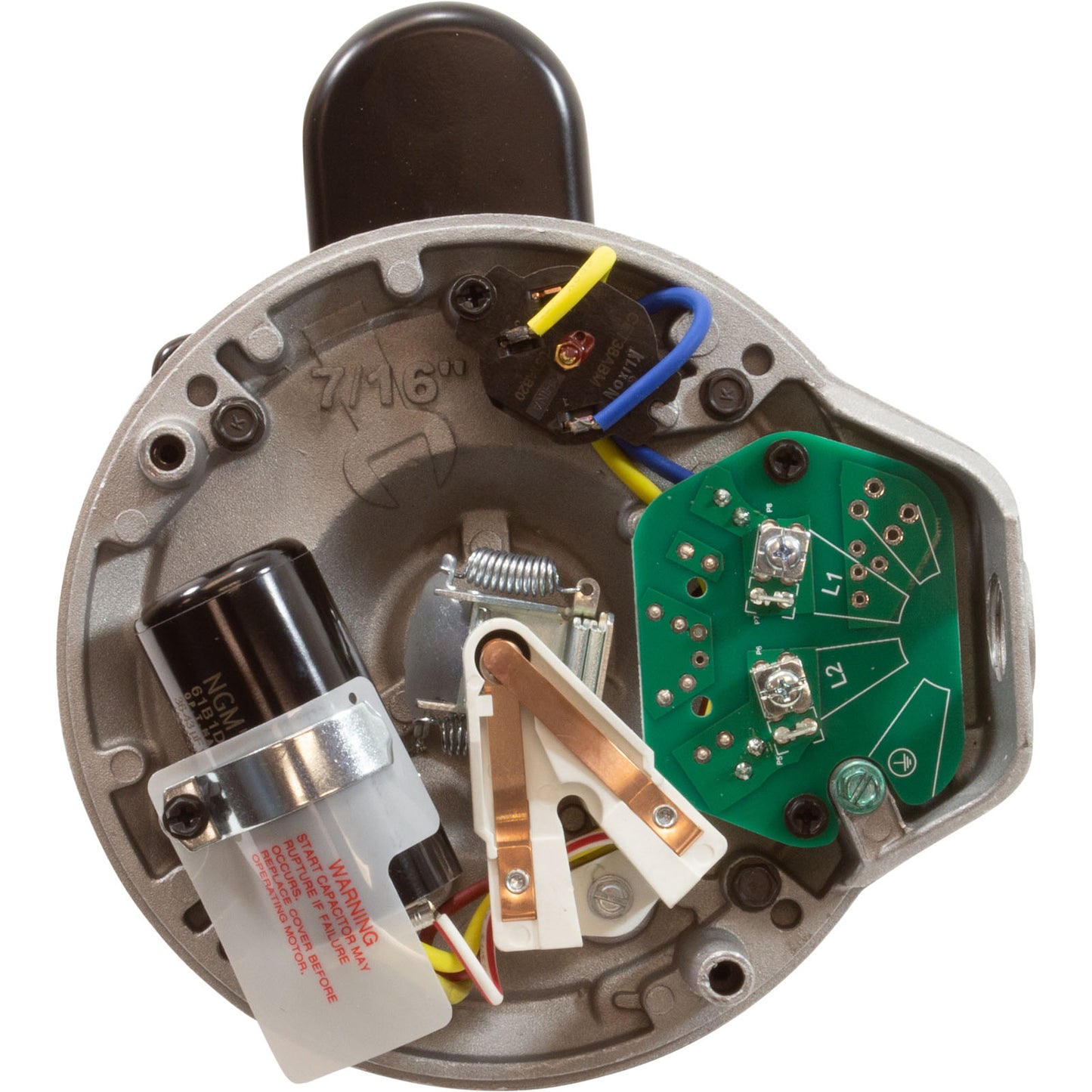 Motor, Century Cent PRO, 2.2hp, 230v, 1-Spd, SQFL, 48Yfr, Thd