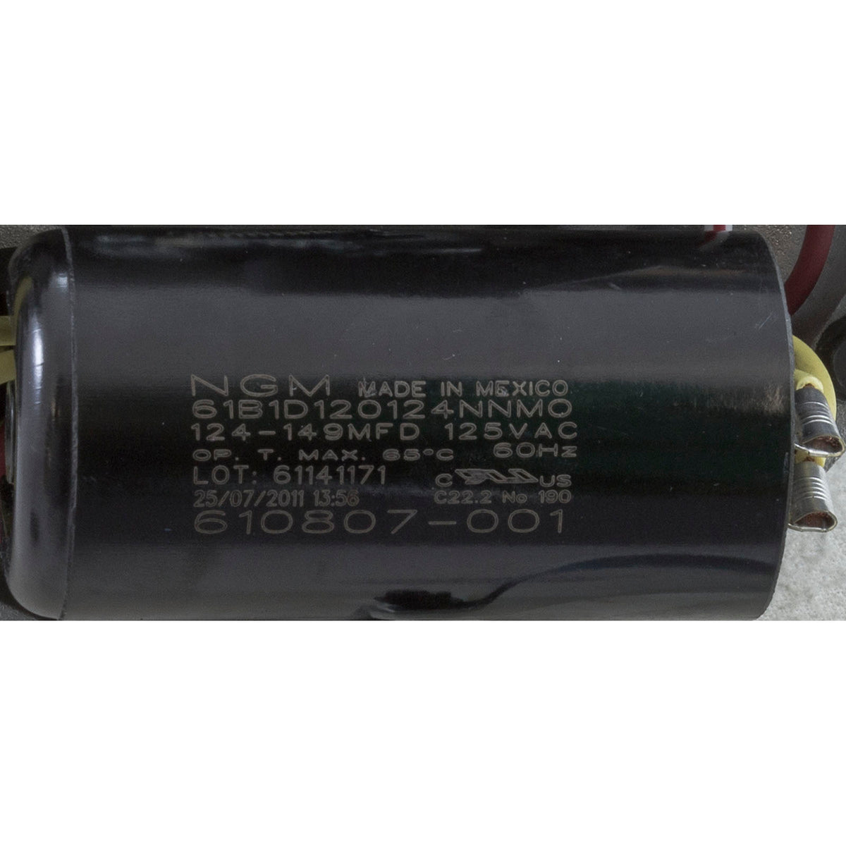 Motor, Century, 0.5hp, 115v/230v, 1-Spd, 56Cfr, C-Face Thd, EE
