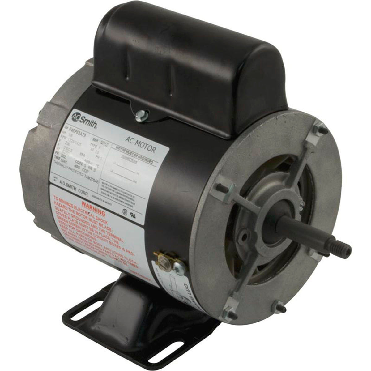 Motor, Century, 1/8hp, 230v, 1-Spd, 48fr, Stubby, Circ