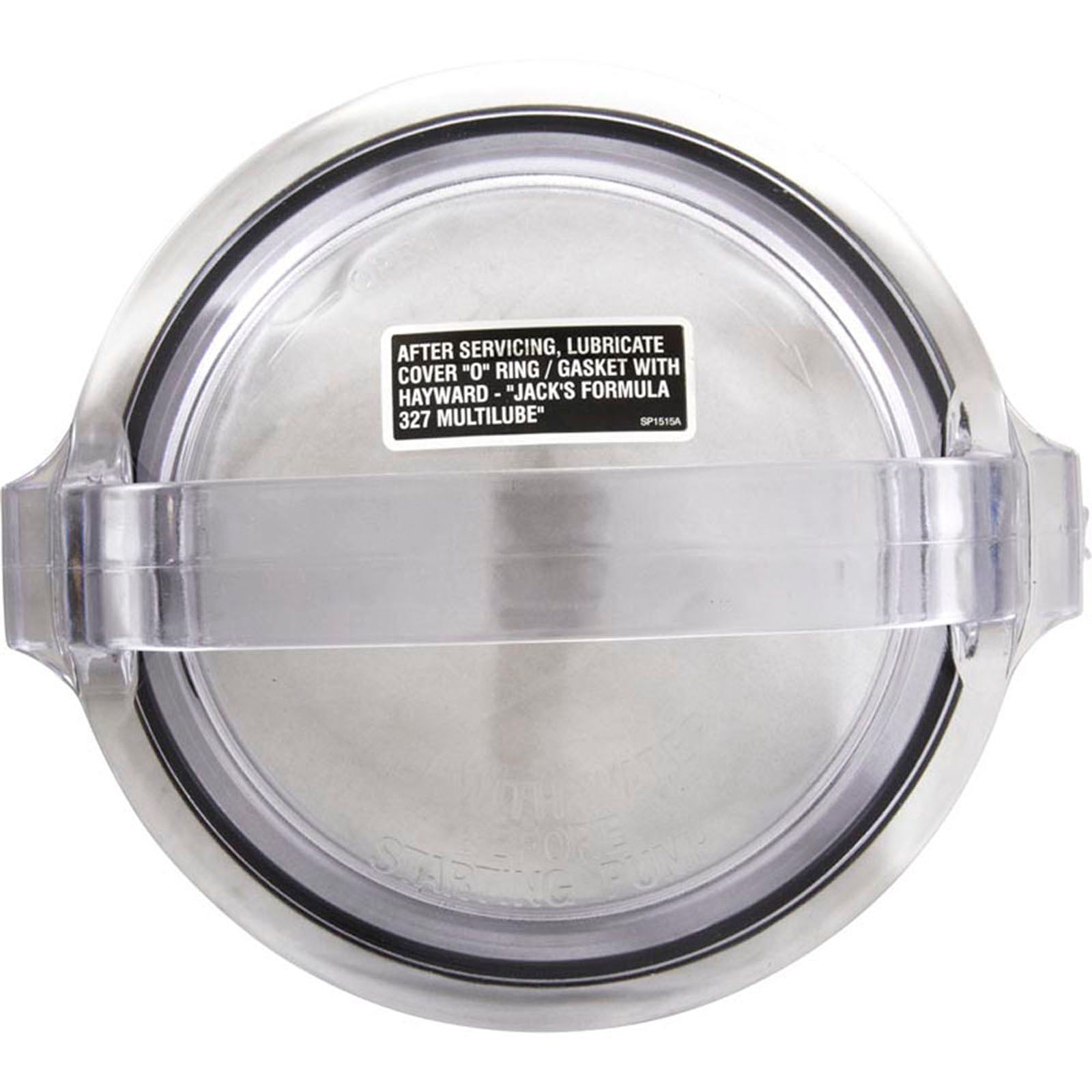 Hayward Trap Lid, SP1500/SP1580/SP1700, with O-Ring
