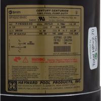 Motor, Hayward NorthStar SP4000, 2.0hp, 1-Spd, Full Rated, EE