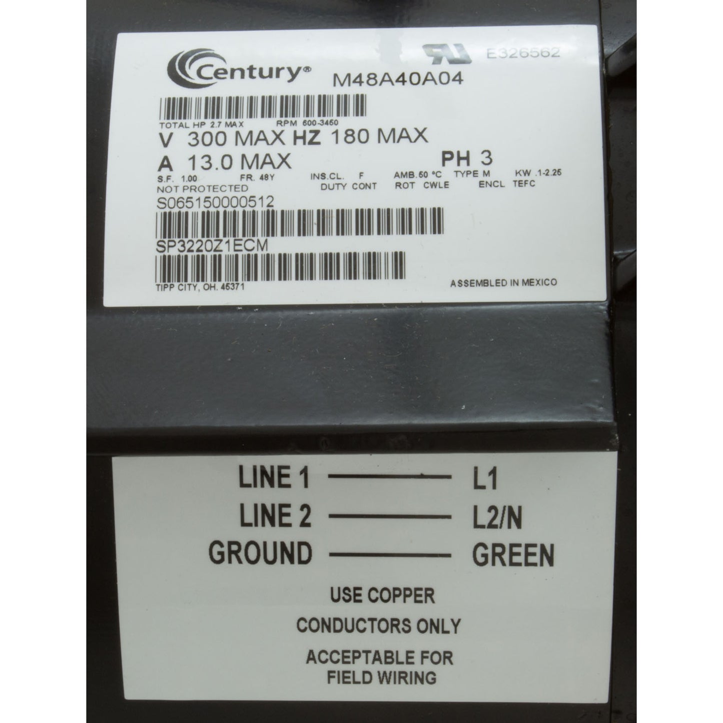 Motor, Hayward EcoStar C