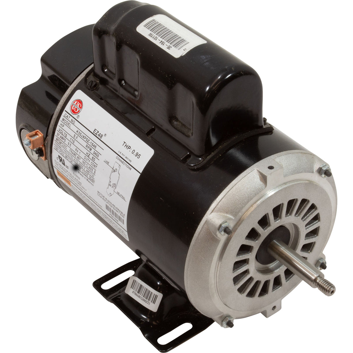 Motor, US Motor/WW, 1.0hp, 115v, 1-Speed, 48 Frame