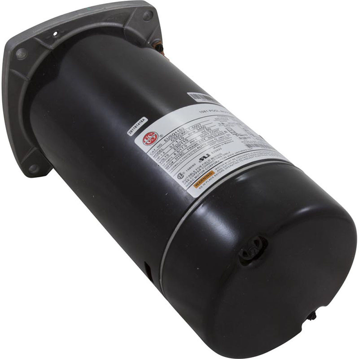 Motor, Nidec, 1.5 Horspower, SQFL, Uprate, 115/230v, 48Y