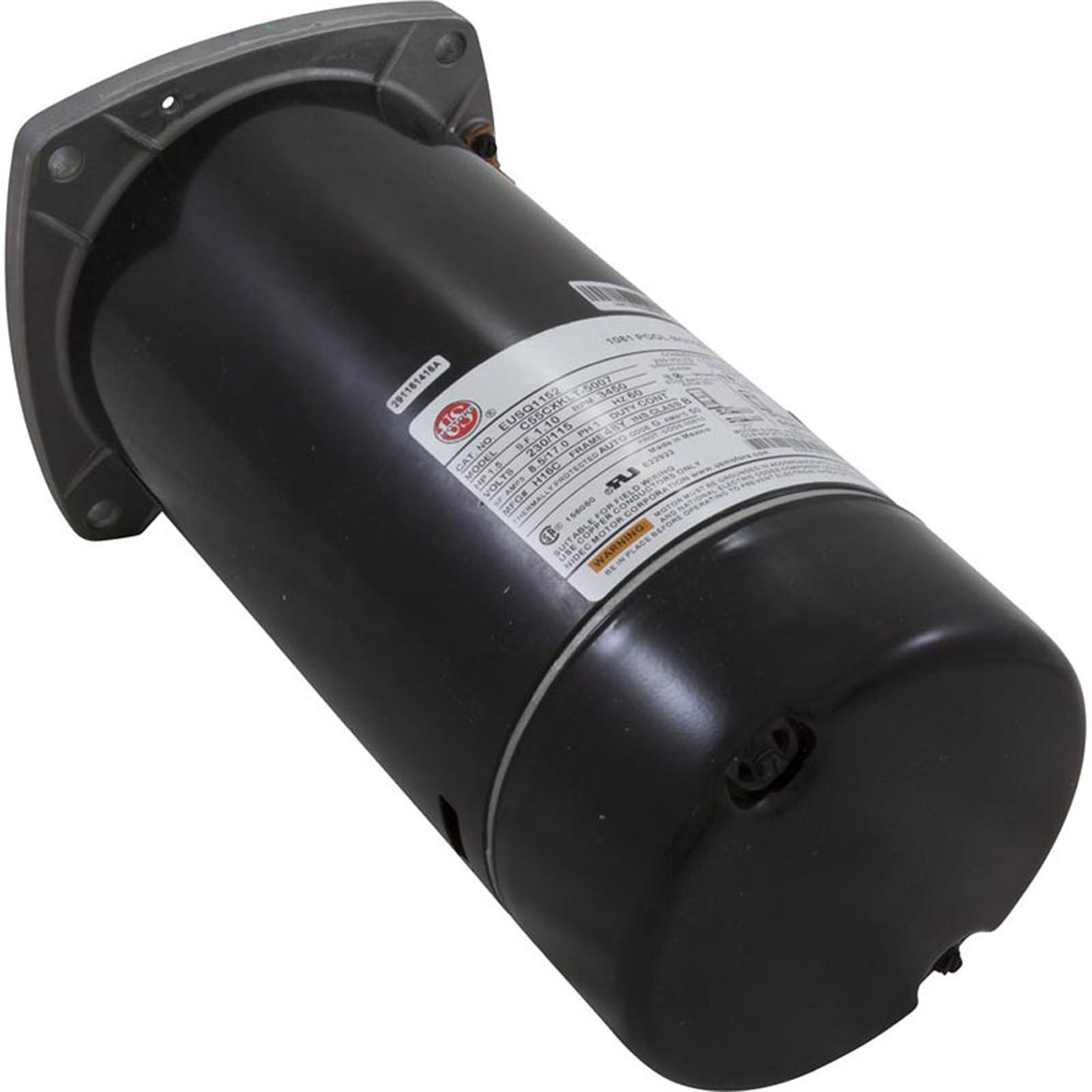 Motor, Nidec, 1.5 Horspower, SQFL, Uprate, 115/230v, 48Y