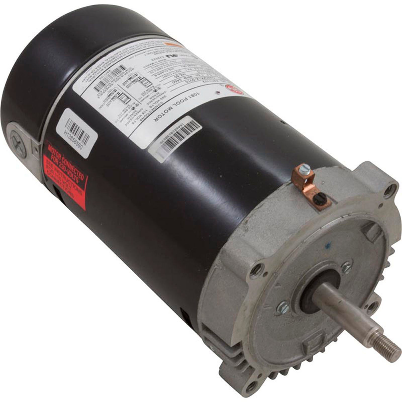 Motor, Nidec, 1.0hp, Threaded, Fullrate, 115/230v, 56J