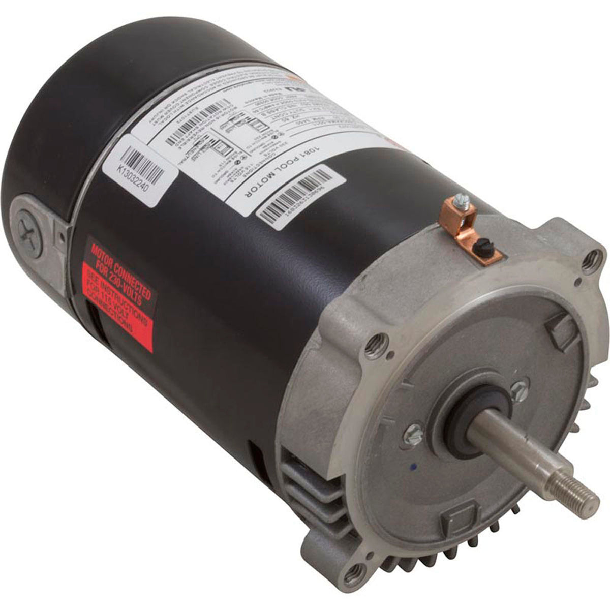 Motor, Nidec, 0.75 Horsepower, Threaded, 115v/230v, Uprated, 56J