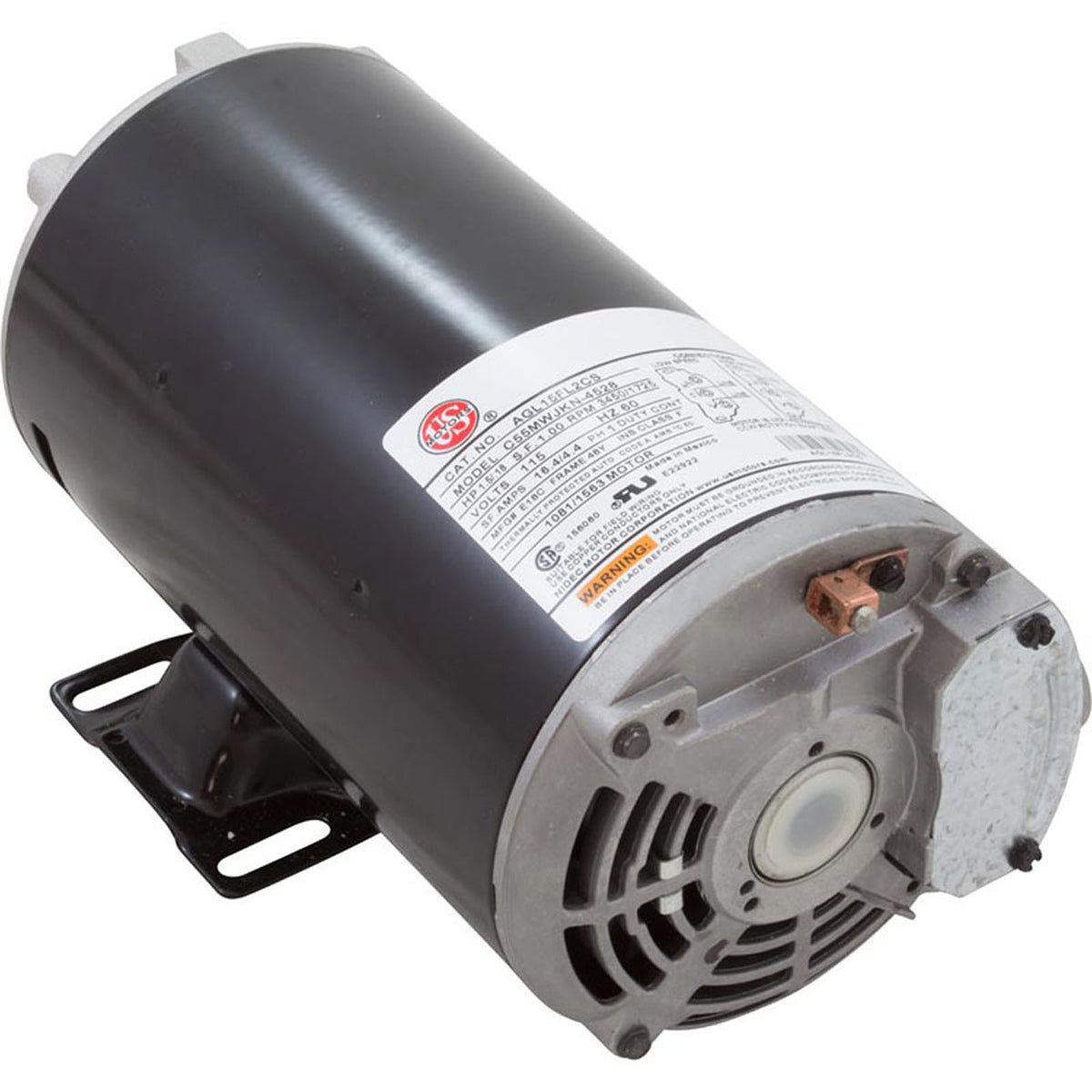 Motor, Nidec, 1.5 Horsepower, ThruBolt, 2-Speed, 115v, 48Y